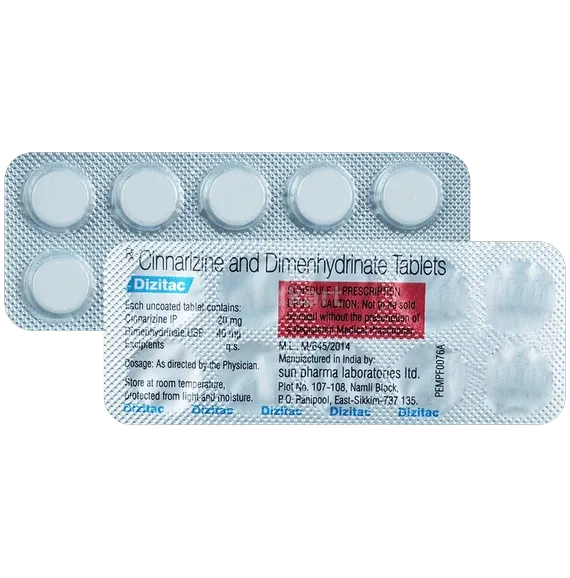 dizitac 20/40mg tablet 10's